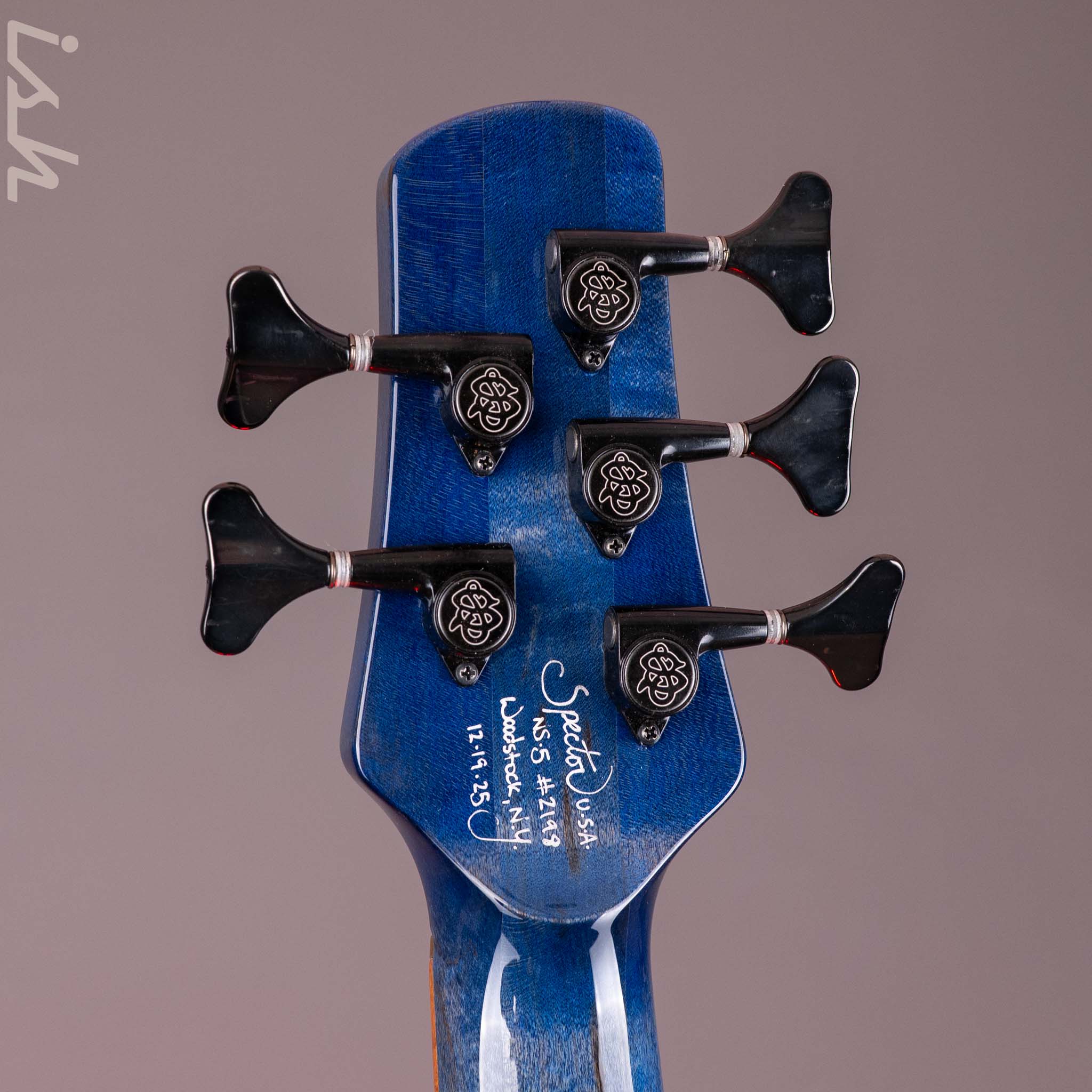 Spector USA Woodstock Era NS-5 Custom Purple Burst w/ Blue Back NAMM 2026 - Image 14
