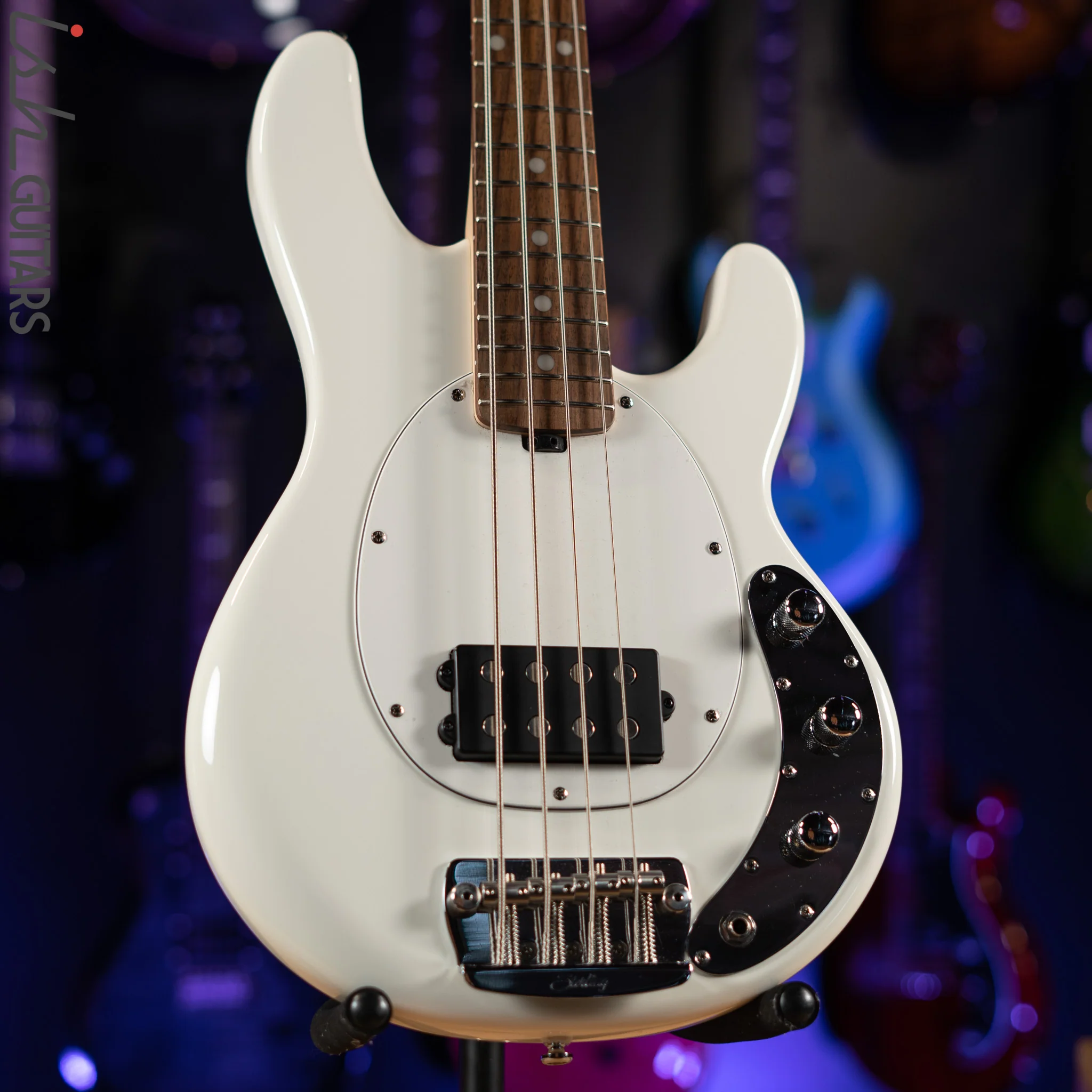 Sterling by Music Man Short Scale StingRay White