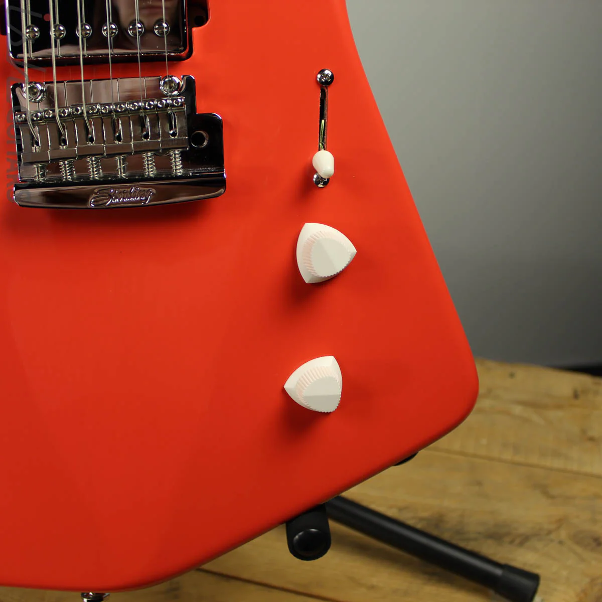 2019 Sterling by Music Man St. Vincent HH Fiesta Red STV60HH-FRD B-Stock - Image 3