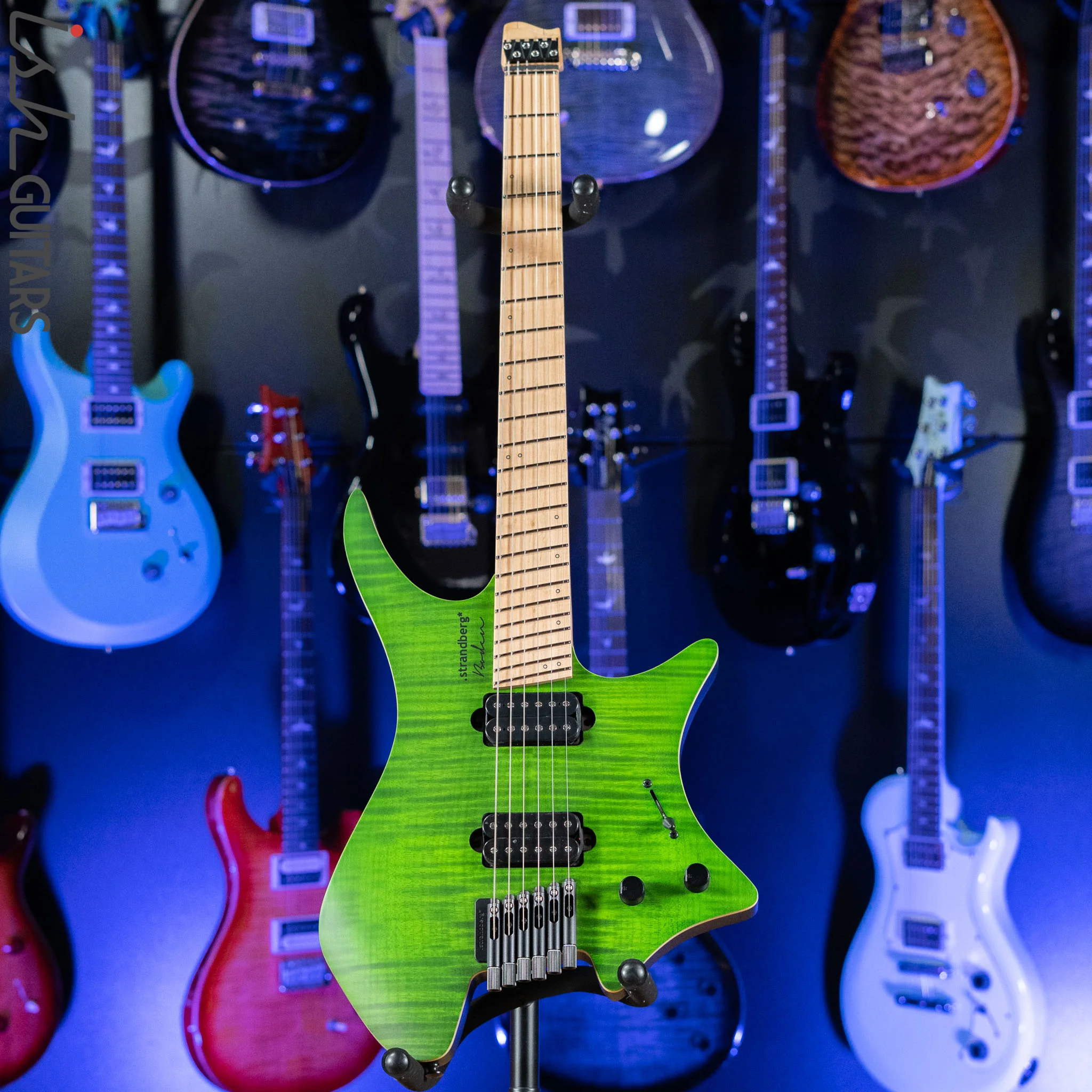 Strandberg Boden Standard NX 6 Multiscale Headless Guitar Green - Image 2