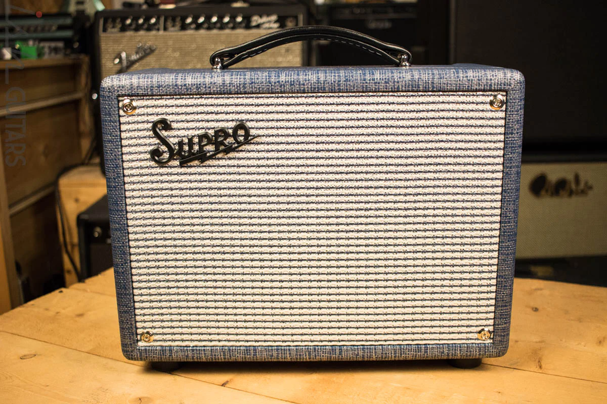 Supro 1605R Reverb 5W 1x8 Tube Guitar Combo Amp MINT