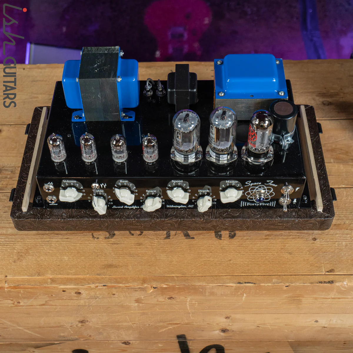 Swart ST-45 Space Tone Forty-Five Guitar Amplifier Head Custom Brown Western Tolex - Image 7