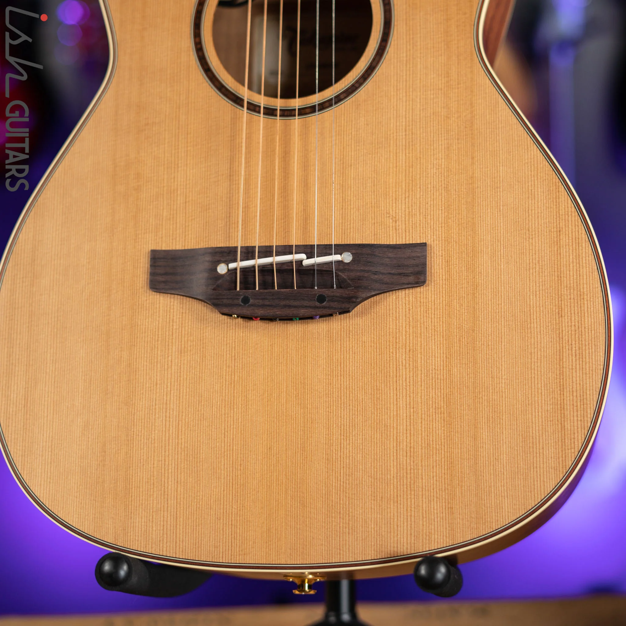 Takamine CP3NYK Acoustic-Electric Guitar Natural Satin Cedar - Image 4