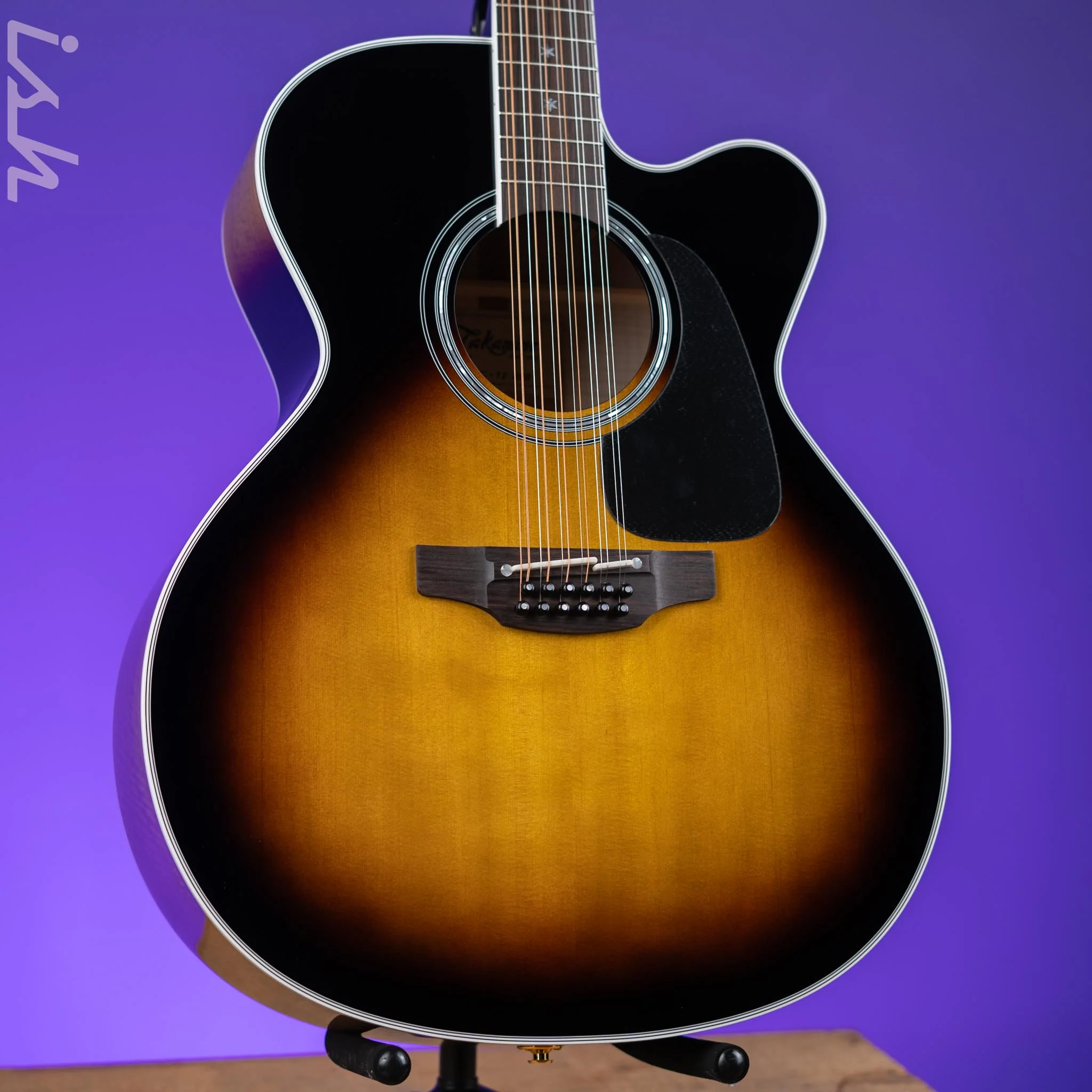 Takamine P6JC-12 Pro Series Jumbo 12-String Acoustic-Electric Brown Sunburst Gloss