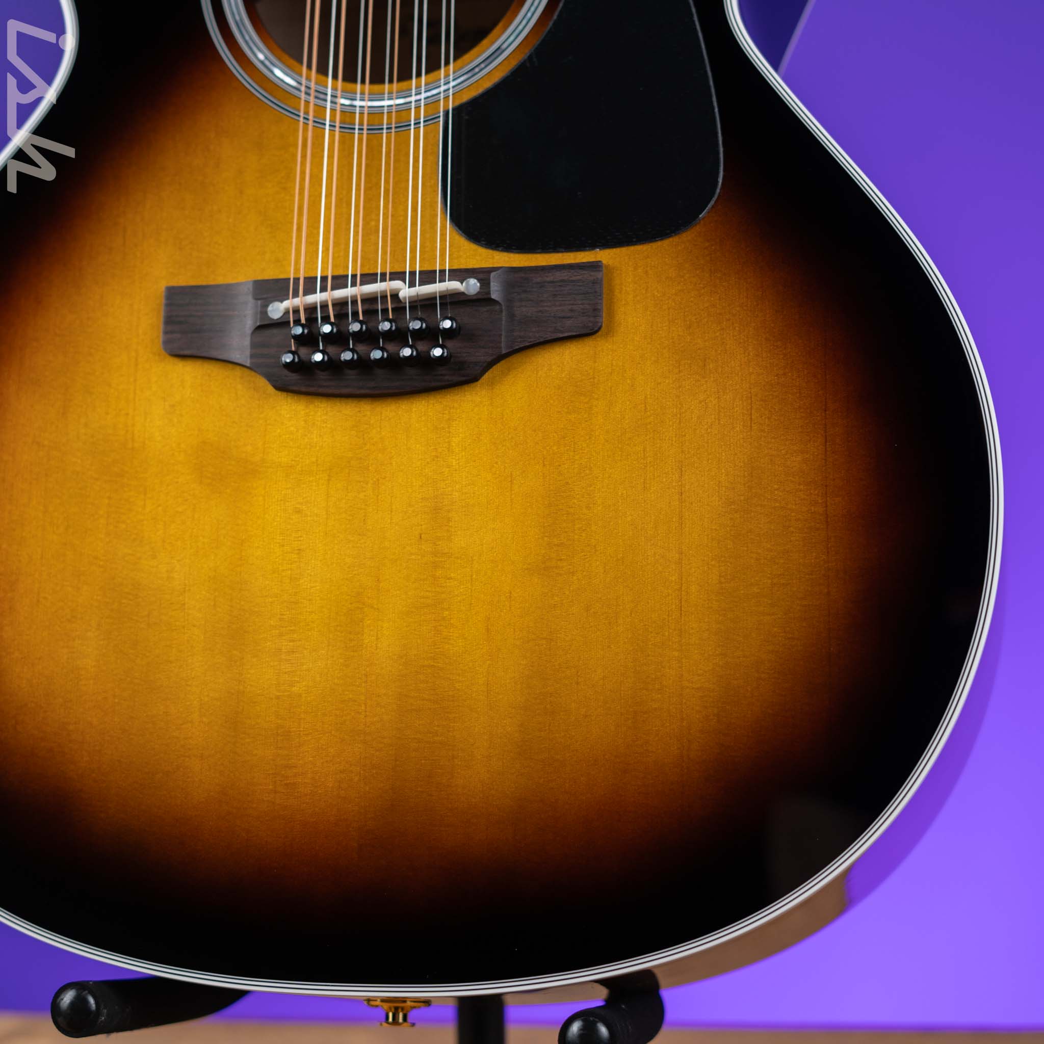 Takamine P6JC-12 Pro Series Jumbo 12-String Acoustic-Electric Brown Sunburst Gloss - Image 4