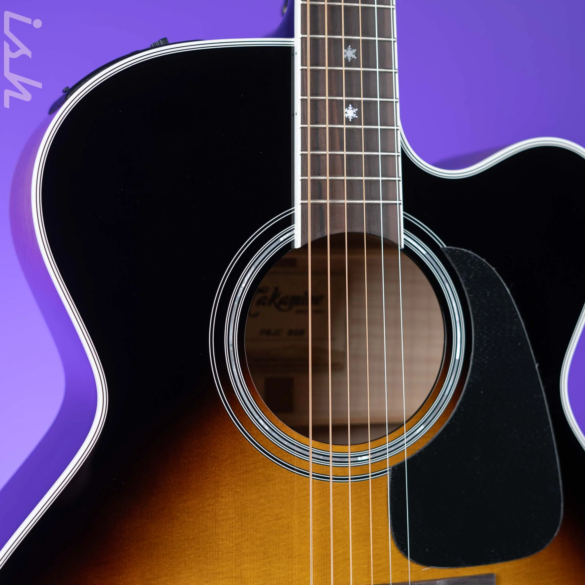 Takamine P6JC Pro Series Jumbo Acoustic-Electric Brown Sunburst Gloss Demo - Image 3