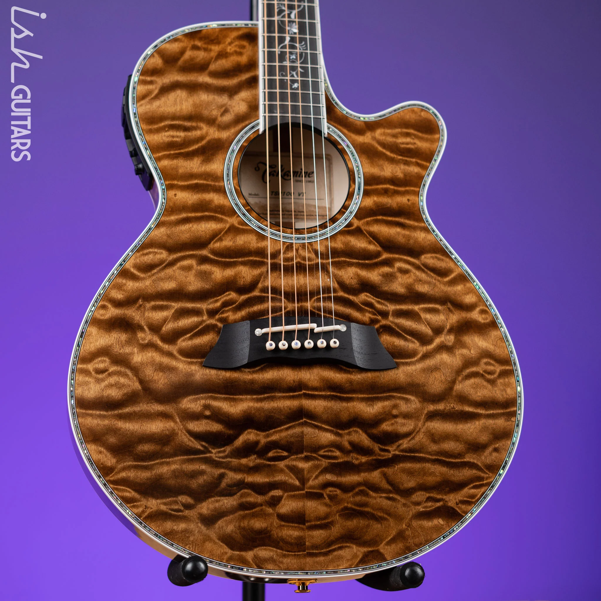 Takamine TSP100 Acoustic-Electric Guitar Gloss Vintage Tobacco