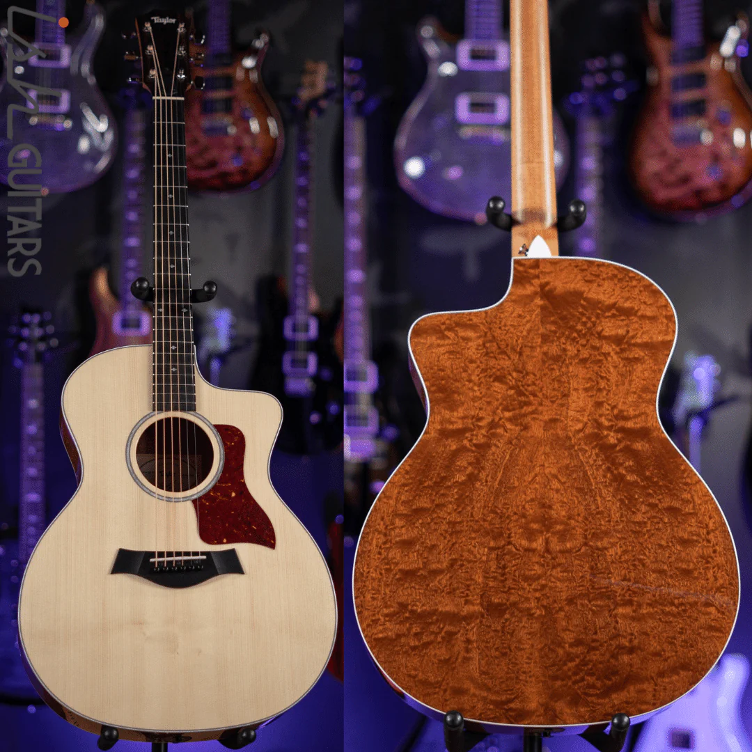 Taylor 214ce-QS Deluxe Limited Acoustic-Electric Guitar Natural