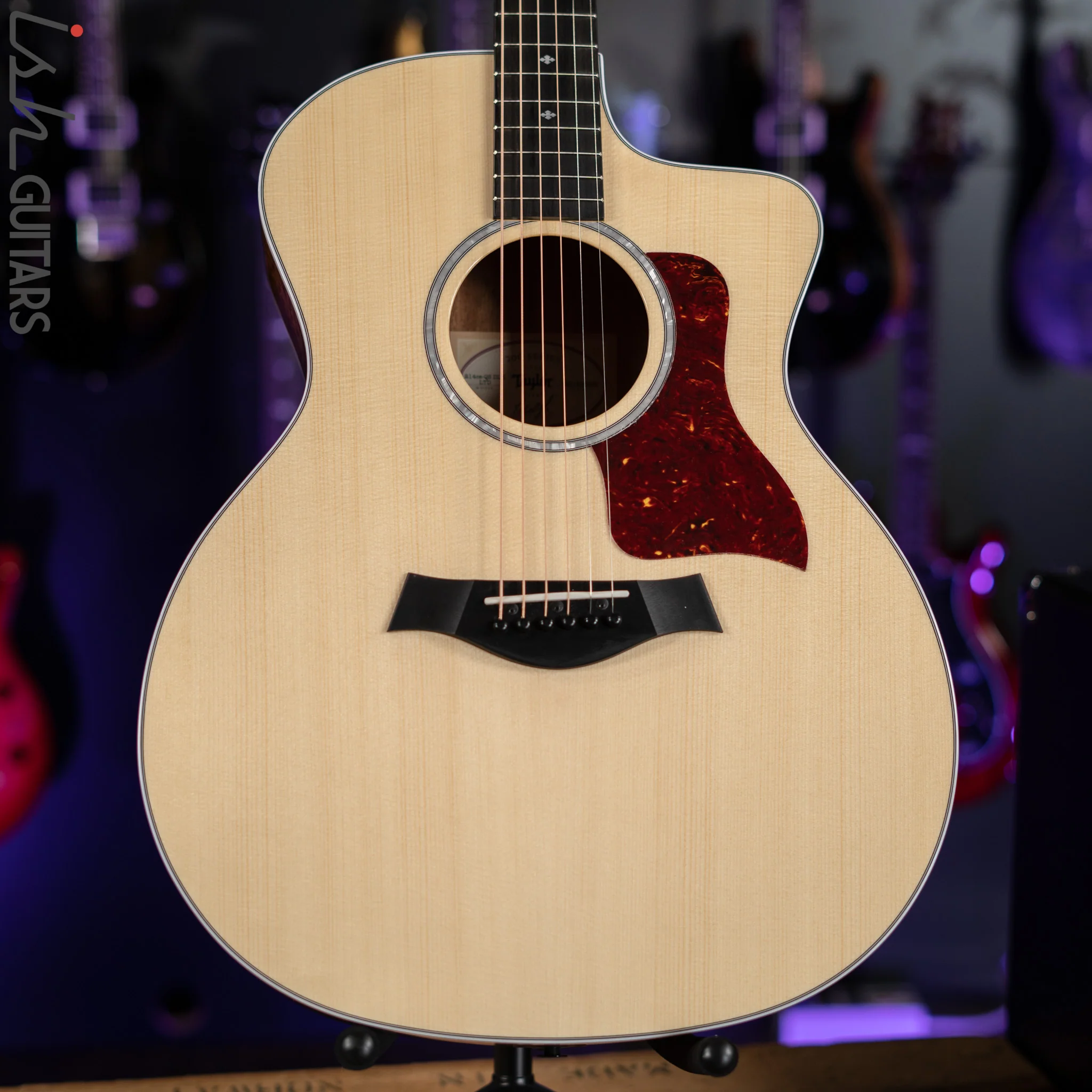 Taylor 214ce-QS Deluxe Limited Acoustic-Electric Guitar Natural - Image 2