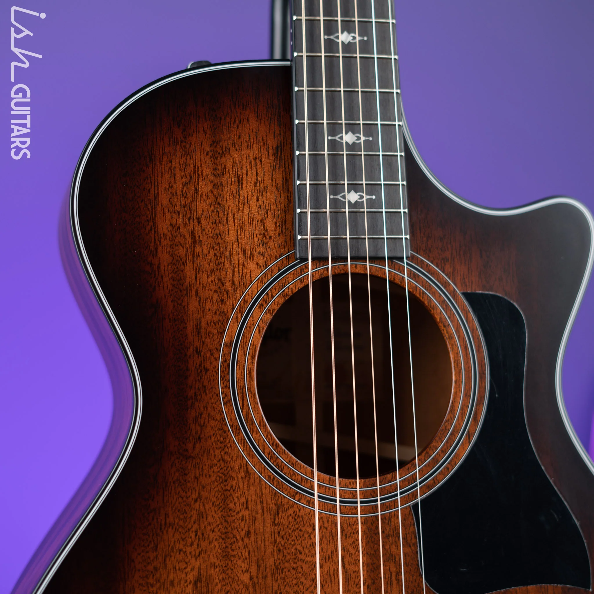 Taylor 322ce Grand Concert 12-Fret Natural Shaded Edgeburst - Image 3