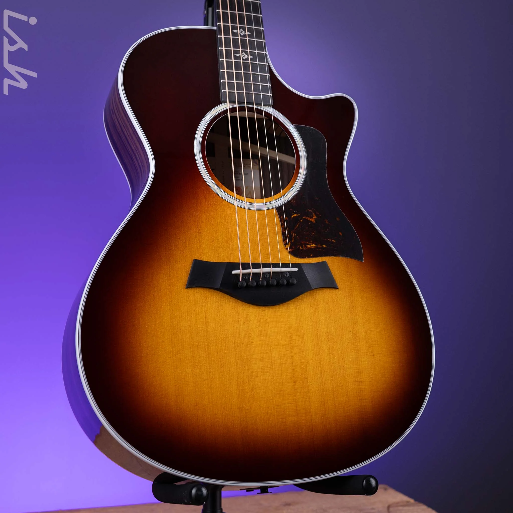 Taylor 412ce-R V-Class Acoustic-Electric Guitar Tobacco Sunburst