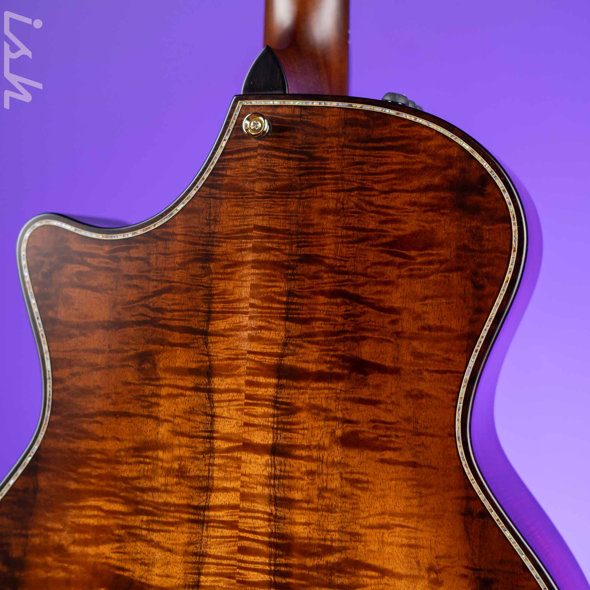 Taylor Builder's Edition K24ce Acoustic-Electric Guitar AA Hawaiian Koa Top - Image 8