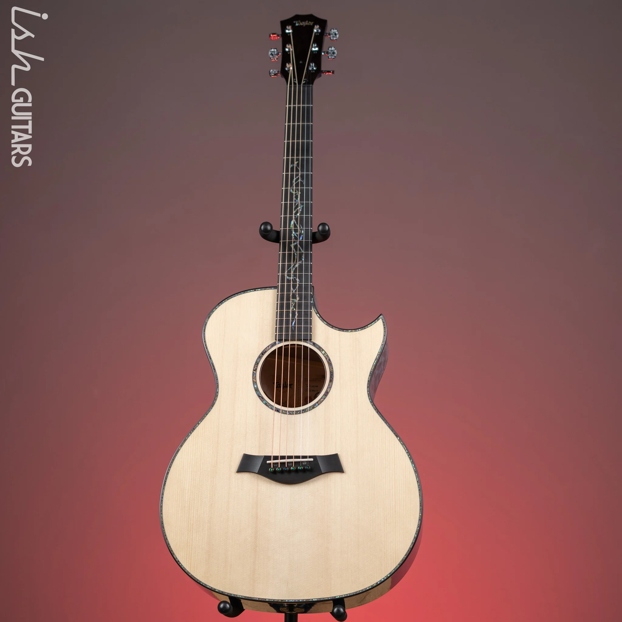 Taylor C14ce B3010 Grand Auditorium Acoustic-Electric Guitar Adirondack Spruce Carribean Fade - Image 3