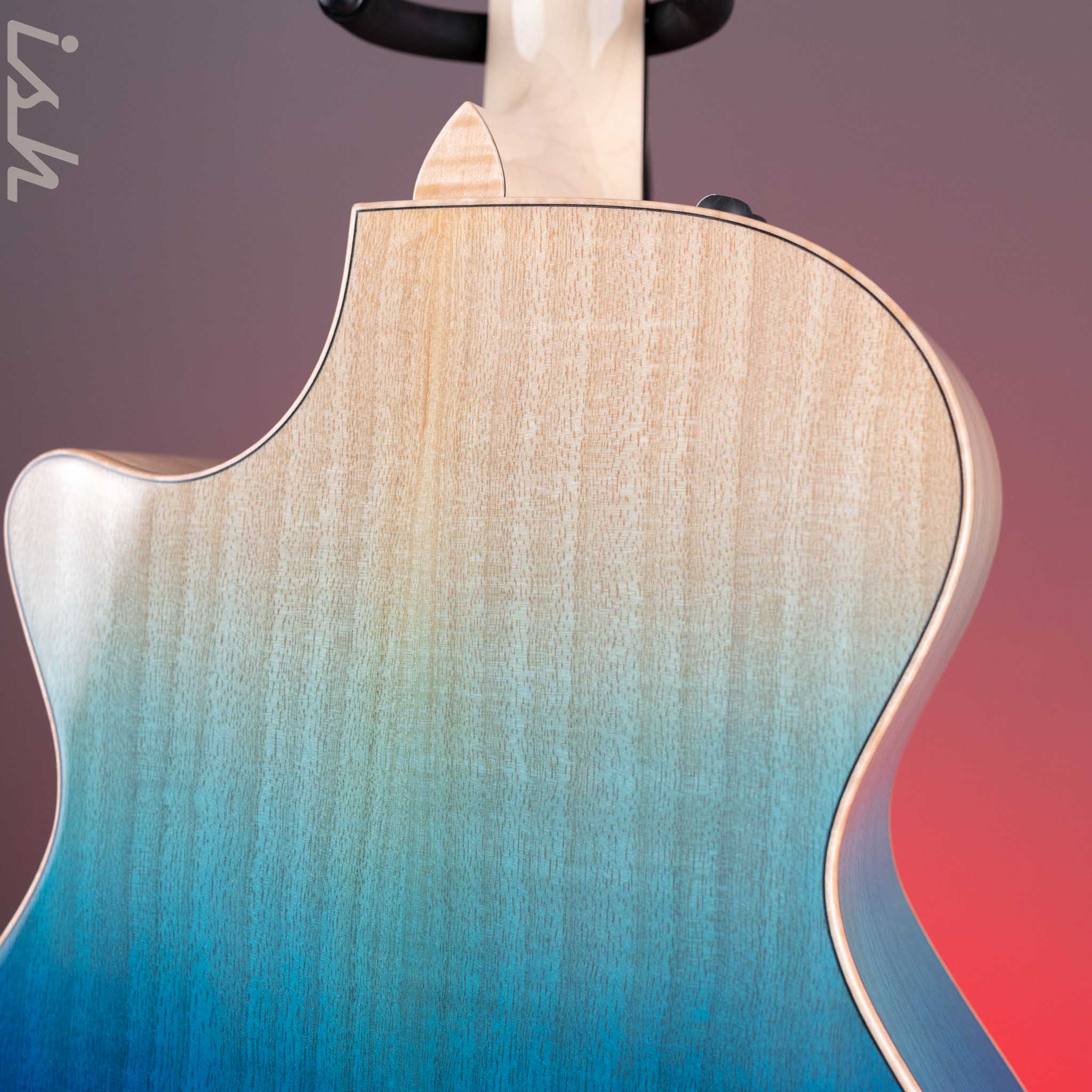 Taylor Custom Grand Concert C22e 12-Fret Ombre Blue Catch #5 - Image 9