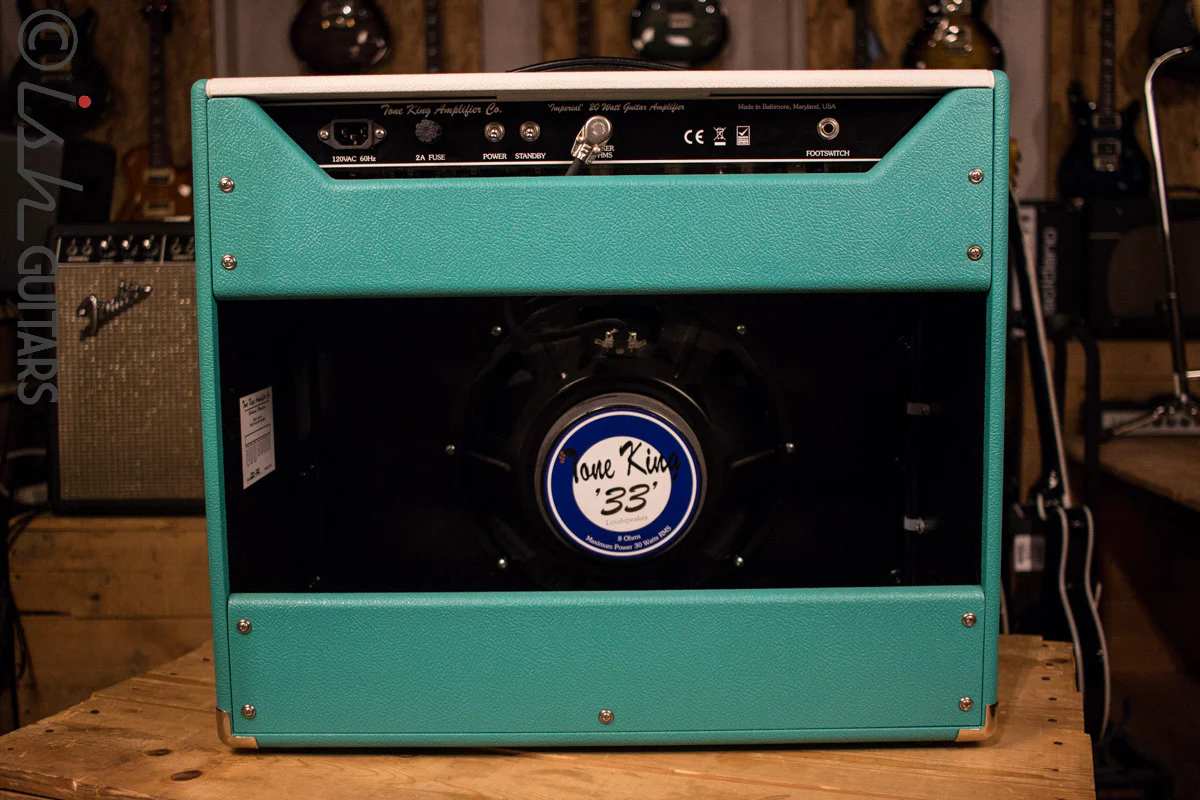 Tone King Imperial Mk I 20 Watt 12" Guitar Amp Turquoise USA - Image 4