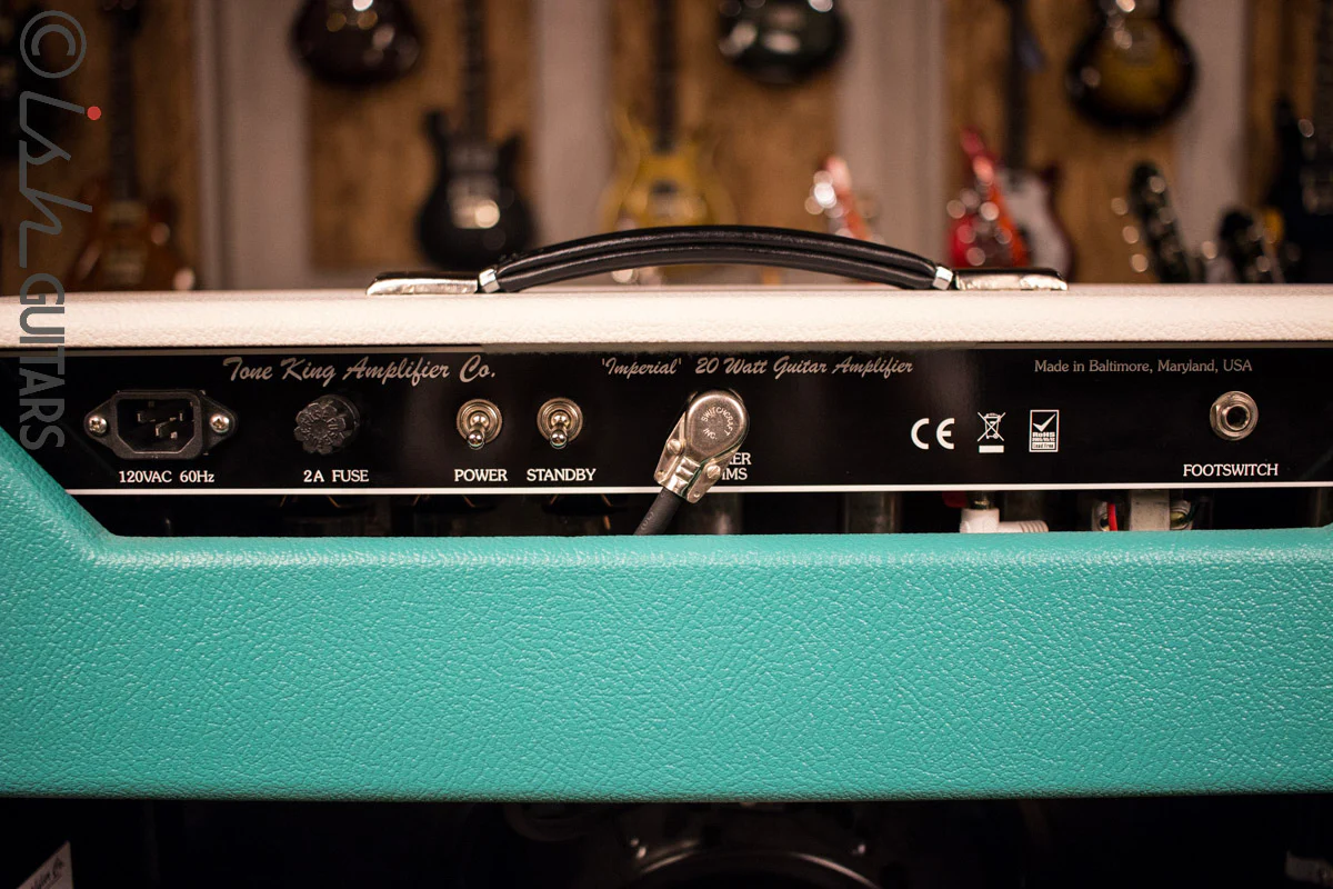 Tone King Imperial Mk I 20 Watt 12" Guitar Amp Turquoise USA - Image 5