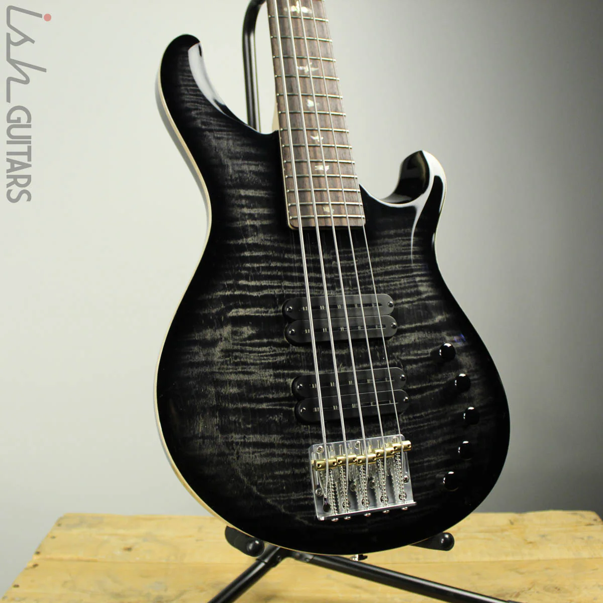 2019 PRS Gary Grainger 5 String Bass Charcoal Burst - Image 3