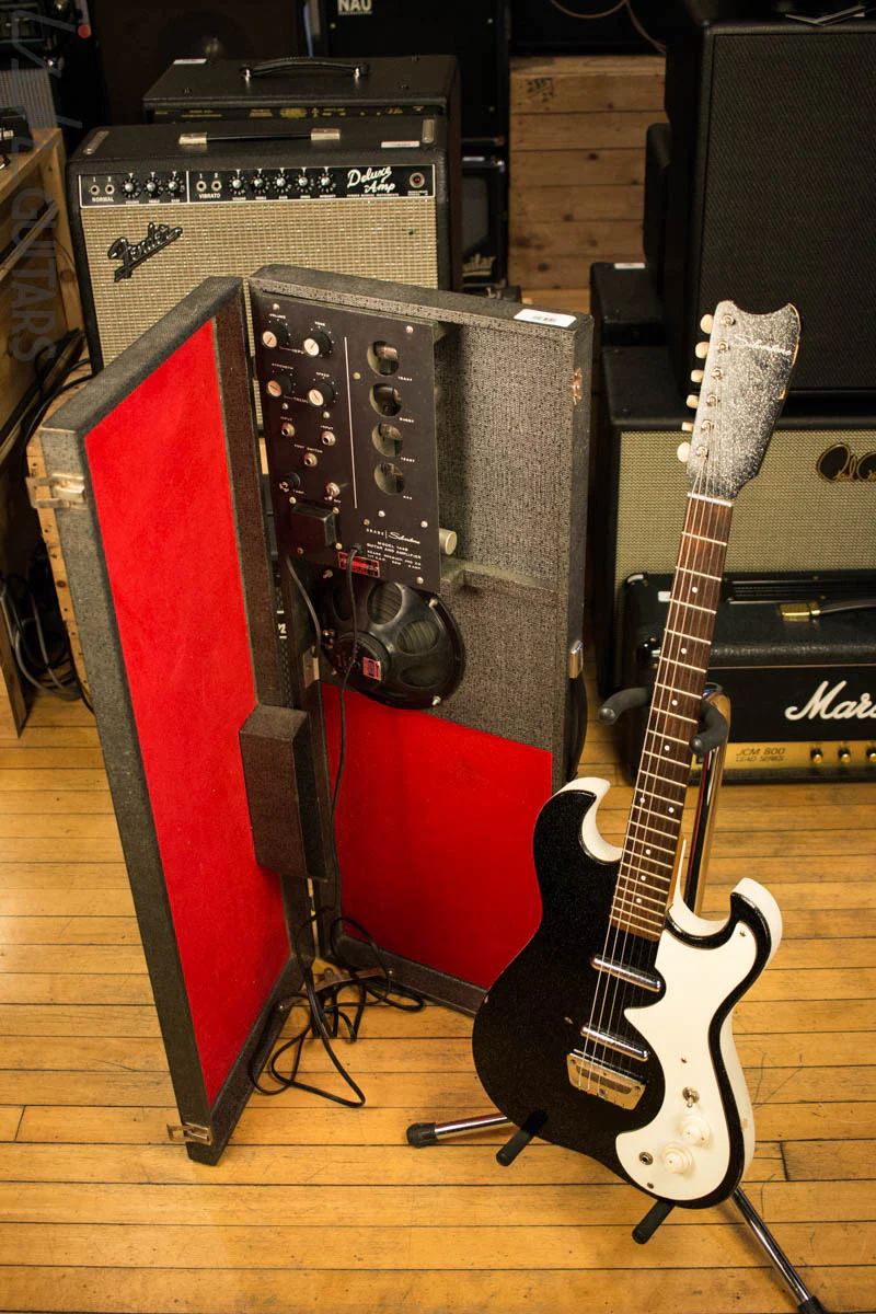 Vintage Silvertone 1449 W/ Amp Case - Image 2