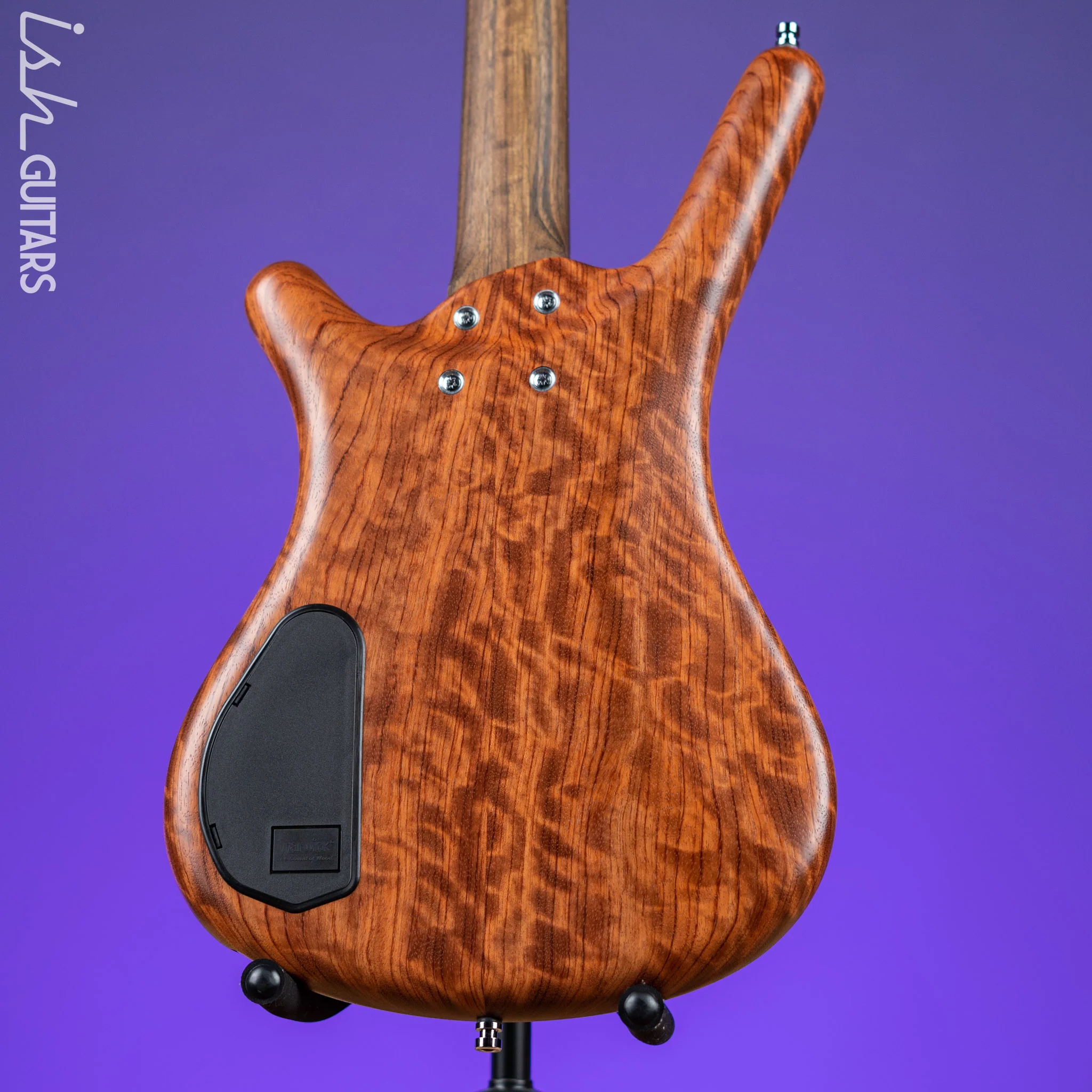 Warwick Teambuilt Pro Series Corvette 4-String Natural Bubinga Transparent Satin - Image 7