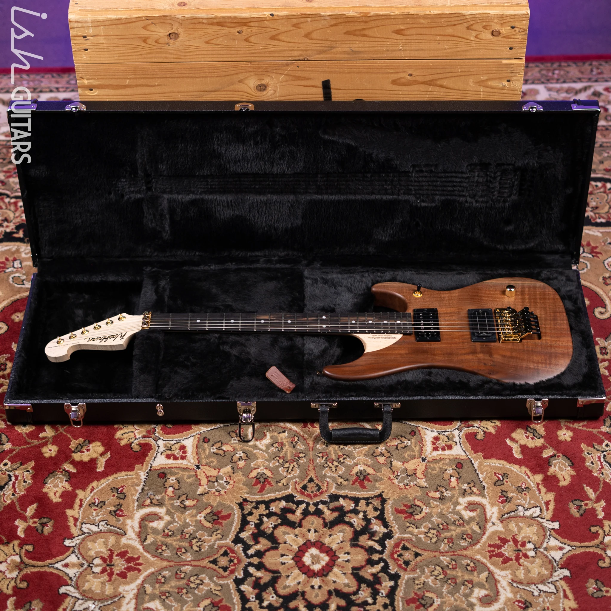 Washburn Limited Edition Nuno Bettencourt Signature Series N4 Walnut - Image 11